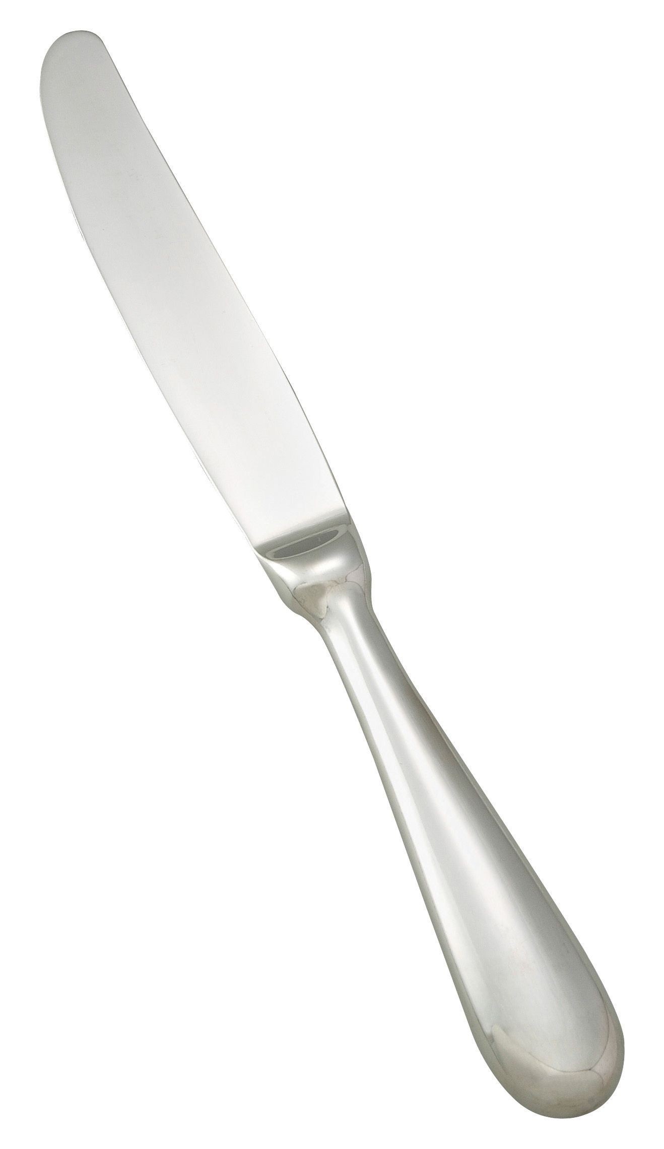 Winco 0034-18 Stanford Extra Heavy Stainless Steel Hollow Handle Table Knife (12/Pack)