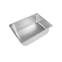 CAC China STPH-S25-4 Half Size 25-Gauge Stainless Steel Steam Pan 4&quot; Deep