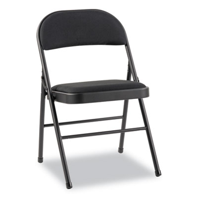 Alera Steel Graphite Folding Chair, 4/Carton