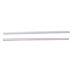 Unwrapped Hollow Stir-Straws, 5 1/2", Plastic, White/Red, 10000/Carton