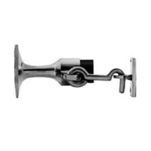 Franklin Machine Products  134-1104 Stop, Door (Wall Mt, with Hook, Brs )