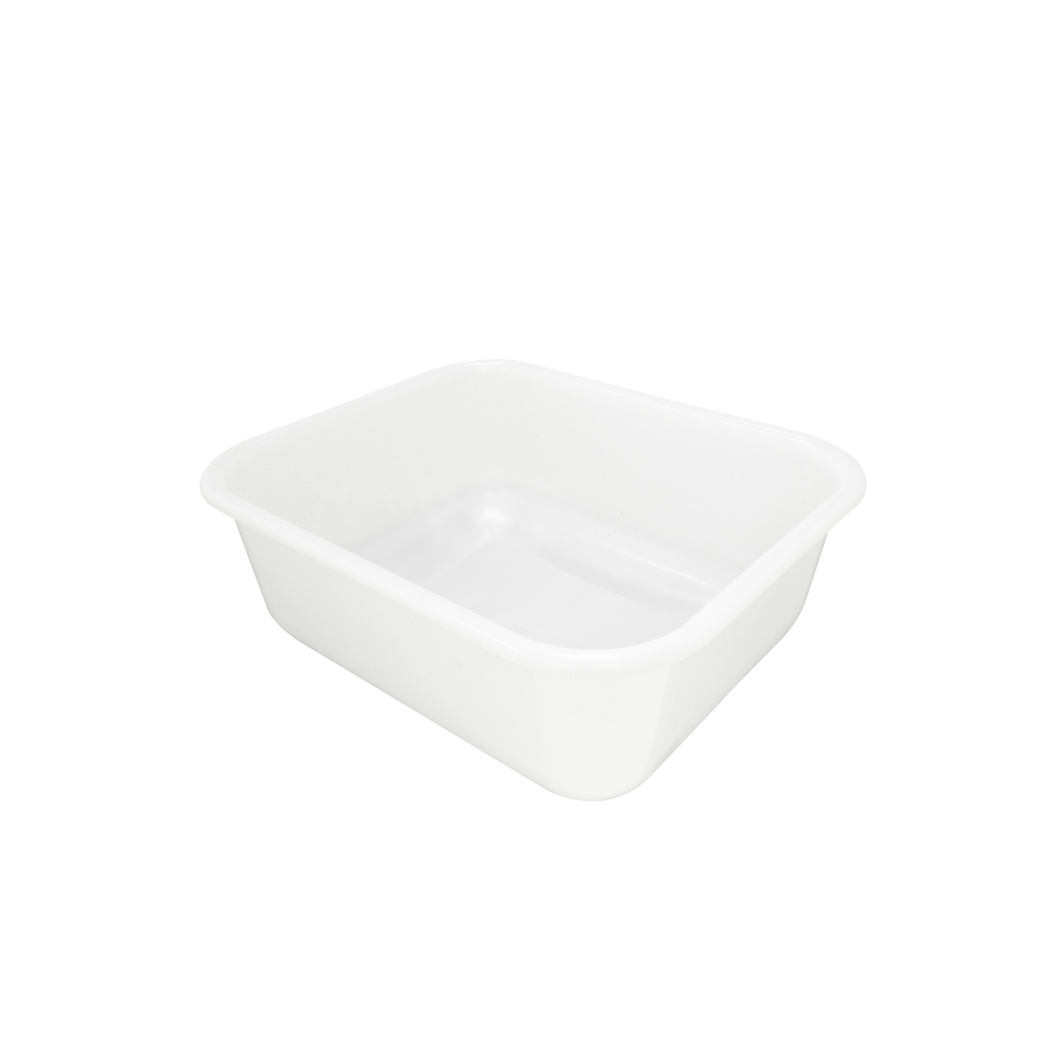 CAC China BTBX-W Plastic Food Storage Box 14-1/2" x 12-1/2" x 5-1/2" H