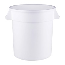 CAC China IBSC-10 White 10 Gallon Trash Can