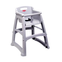 Sturdy Chair Youth Seat, Roll, Plastic, 23 3/8w x 23 1/2d x 29 3/4h, Platinum