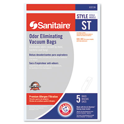 Style ST Disposable Vacuum Bags for SC600 & SC800 Series, 5/Pack