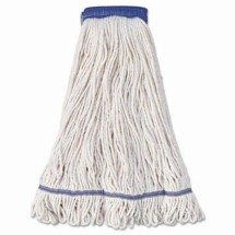 Super Loop Mop Head. X-Large Cotton/Synthetic, White