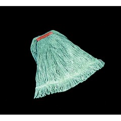 Super  Blend Mop Heads, Cotton / Synthetic, Green, Large