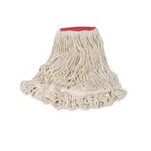  Blend Mop Heads, Synthetic, White, Large