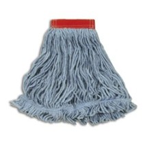 Super Stitch Blend Mop Heads, Cotton / Synthetic, Blue, Large