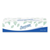 Surpass Facial Tissue, 2-Ply, 60 Boxes/Carton