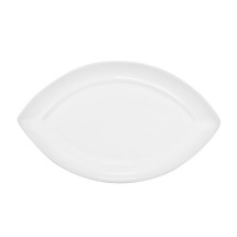CAC China RCN-SW7 Clinton Rolled Edge Swallow Platter, 7&quot; x 4 1/8&quot;