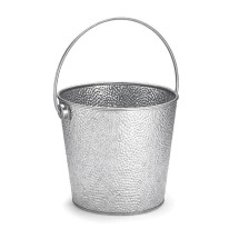 TableCraft GT87 Galvanized Steel Round Pail with Handle, 8&quot; x 7&quot;