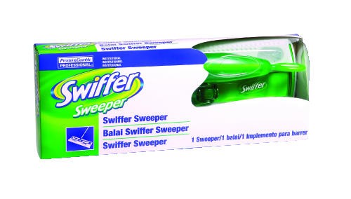 Swiffer Sweeper 10" Mop, Swivel Head, Green, 3/Carton
