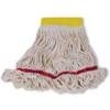 Swinger Loop Wet Mop Heads, Cotton / Synthetic, White, Large