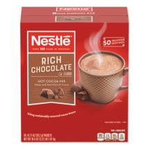 Swiss Miss Hot Cocoa Mix, Rich Chocolate, 0.71 oz. Packets, 50/Box, 6 Box/Carton