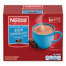 Swiss Miss No-Sugar-Added Hot Cocoa Mix Envelopes, Rich Chocolate, 0.28 oz. Packet, 30/Box