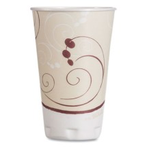 Dart Symphony Design Trophy Foam Hot/Cold Drink Cups, 16 oz., 750/Carton