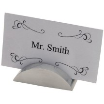 Winco TCD-2 Table Sign Holder with Half Circle Base