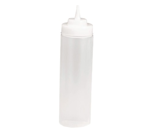 TableCraft 12463C Wide Mount Natural Tip 24 oz. Squeeze Dispenser