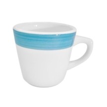 CAC China R-1-BLU Rainbow Blue Tall Cup 7.5 oz.