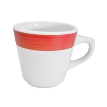 CAC China R-1-R Rainbow Red Tall Cup 7.5 oz.