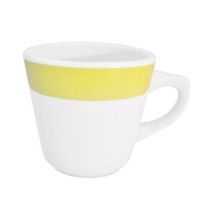 CAC China R-1-Y Rainbow Yellow Tall Cup 7.5 oz