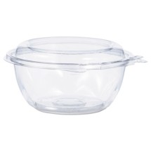 Tamper-Resistant, Tamper-Evident Bowls with Dome Lid, 12 oz, Clear, 240/Carton