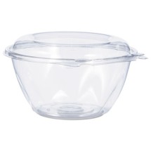 Tamper-Resistant, Tamper-Evident Bowls with Dome Lid, 32 oz, Clear, 150/Carton