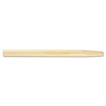 Tapered End Broom Handle, Lacquered Hardwood, 1 1/8 dia x 54, Natural
