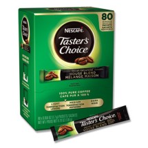 Taster's Choice Stick Pack, Decaf, 0.06 oz., 80/Box, 6 Boxes/Carton