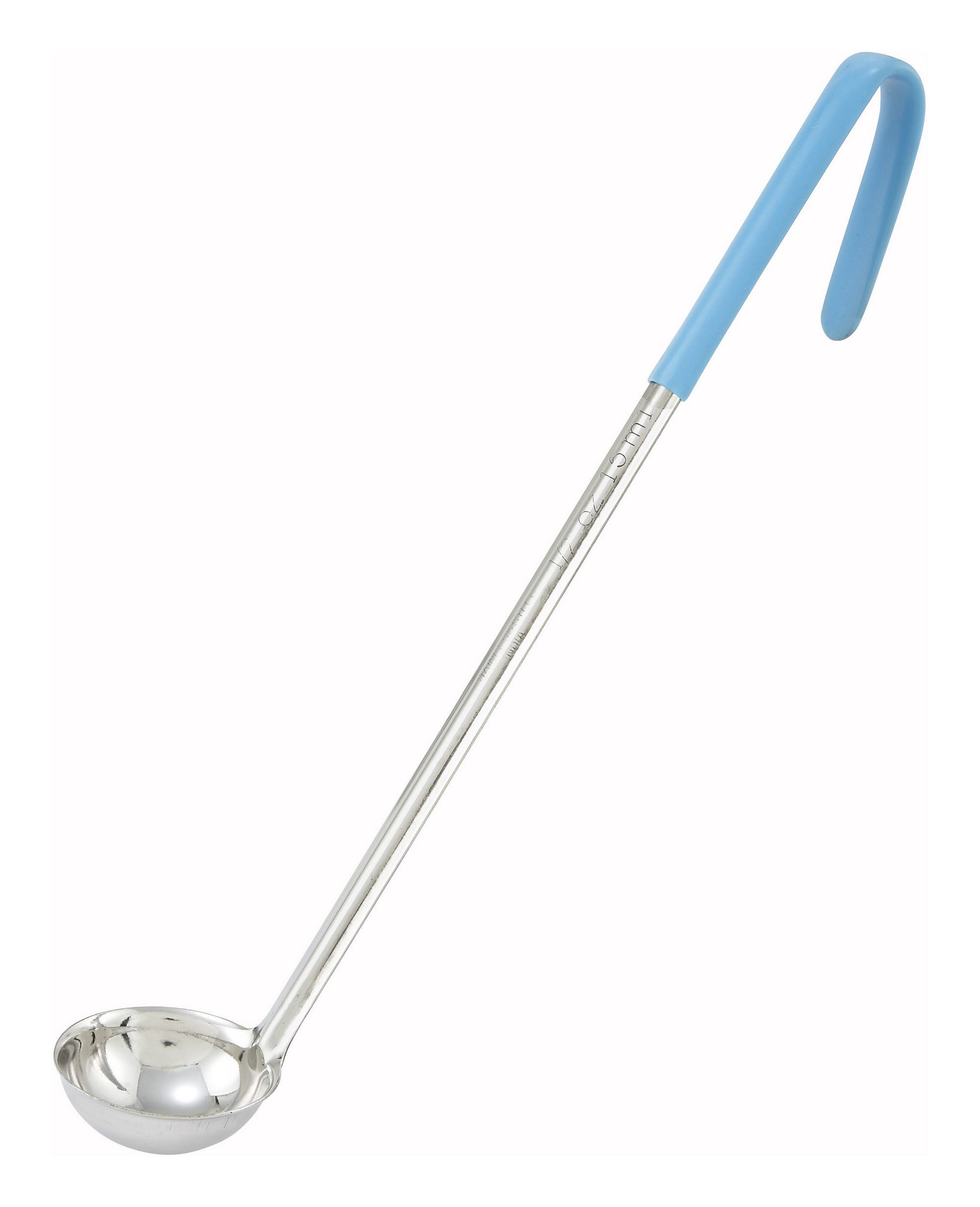 Winco LDC-05 Color-Coded Ladle 1/2 oz. with Teal Handle