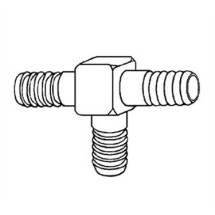 Franklin Machine Products  104-1040 1/4" ID Hose Tee Tubing Fitting