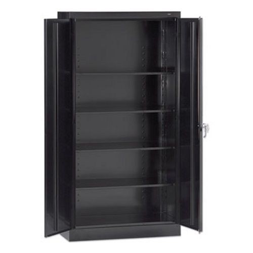 Tennsco 72" High Standard Black Cabinet, Assembled, 30" x 15" x 72"