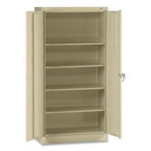 Tennsco 72&quot; High Standard Putty Cabinet, Assembled, 30&quot; x 15&quot; x 72&quot;
