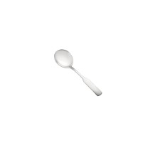 CAC China 3013-04 Thames Bouillon Spoon, Heavyweight 18/0, 6 1/8&quot;