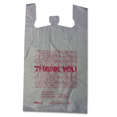 Thank You High-Density Shopping Bags, 18