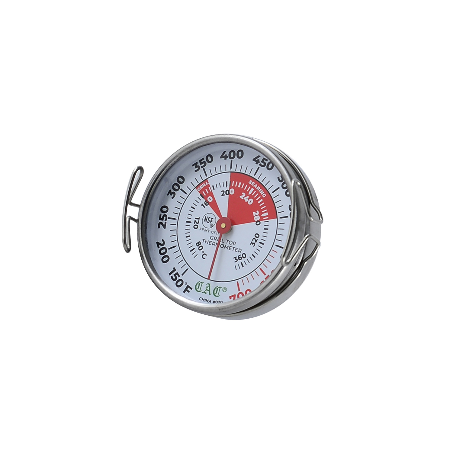 CAC China FPMT-GF11 Equil Thermo Grill Top Thermometer, 2" Dial