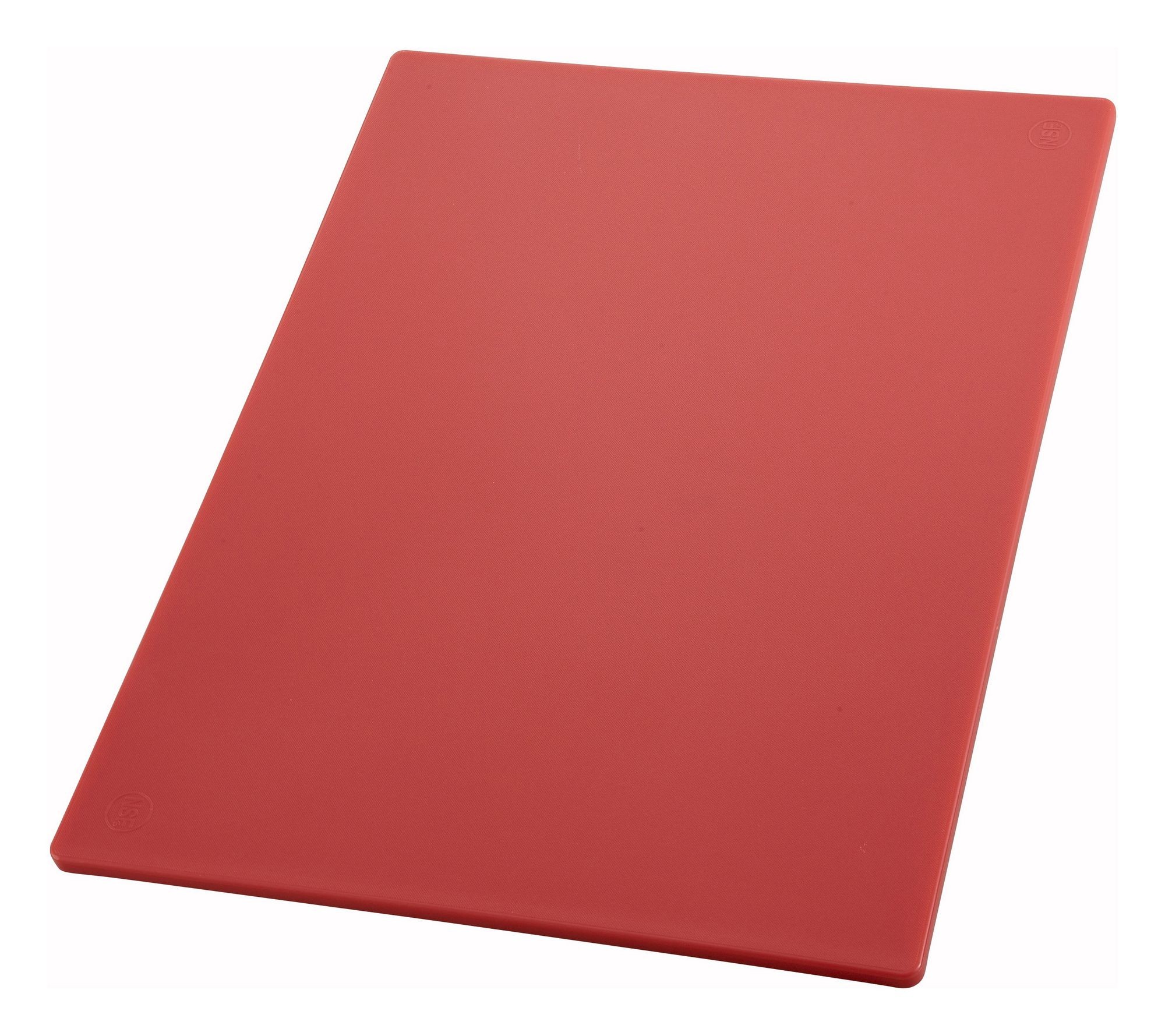 Winco CBRD-1824 Red Plastic Cutting Board 18" x 24" x 1/2"