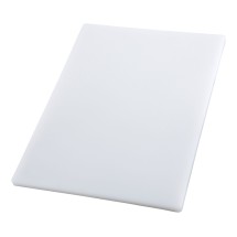 Winco CBH-1218 White Plastic Cutting Board 12&quot; x 18&quot; x 3/4&quot;