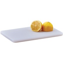 Winco CBWT-610 White Cutting Board 6&quot; x 10&quot; x 1/2&quot;
