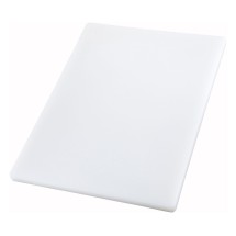 Winco CBXH-1218 White Cutting Board 12&quot; x 18&quot; x 1&quot;