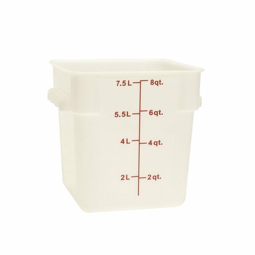 Thunder Group Polypropylene Food Storage Container 8 Qt (6 per Case) [PLSFT008PP]