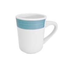 CAC China R-17-BLU Rainbow Blue Tierra Mug 8.5 oz.
