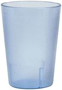 TigerChef Blue Break-Resistant Plastic Tumblers 8 oz. - 1 doz