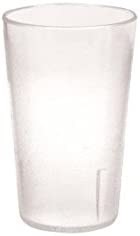 TigerChef Clear Break-Resistant Plastic Tumblers 8 oz. - 1 doz