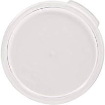 TigerChef Clear Round Lid for 1 Qt. Clear Round Food Storage Container