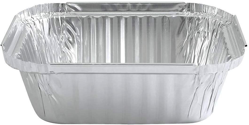 TigerChef Disposable Aluminum Foil Quarter Size Steam Table Baking Pans,  2.25 Lbs., 5.4 x 8.9 , 30/Pack - LionsDeal