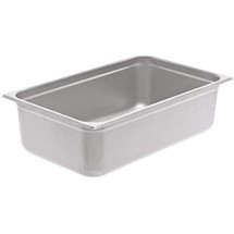 TigerChef Full Size Stainless Steel Anti-Jam Steam Table Pan, 6" Deep - 2 pcs