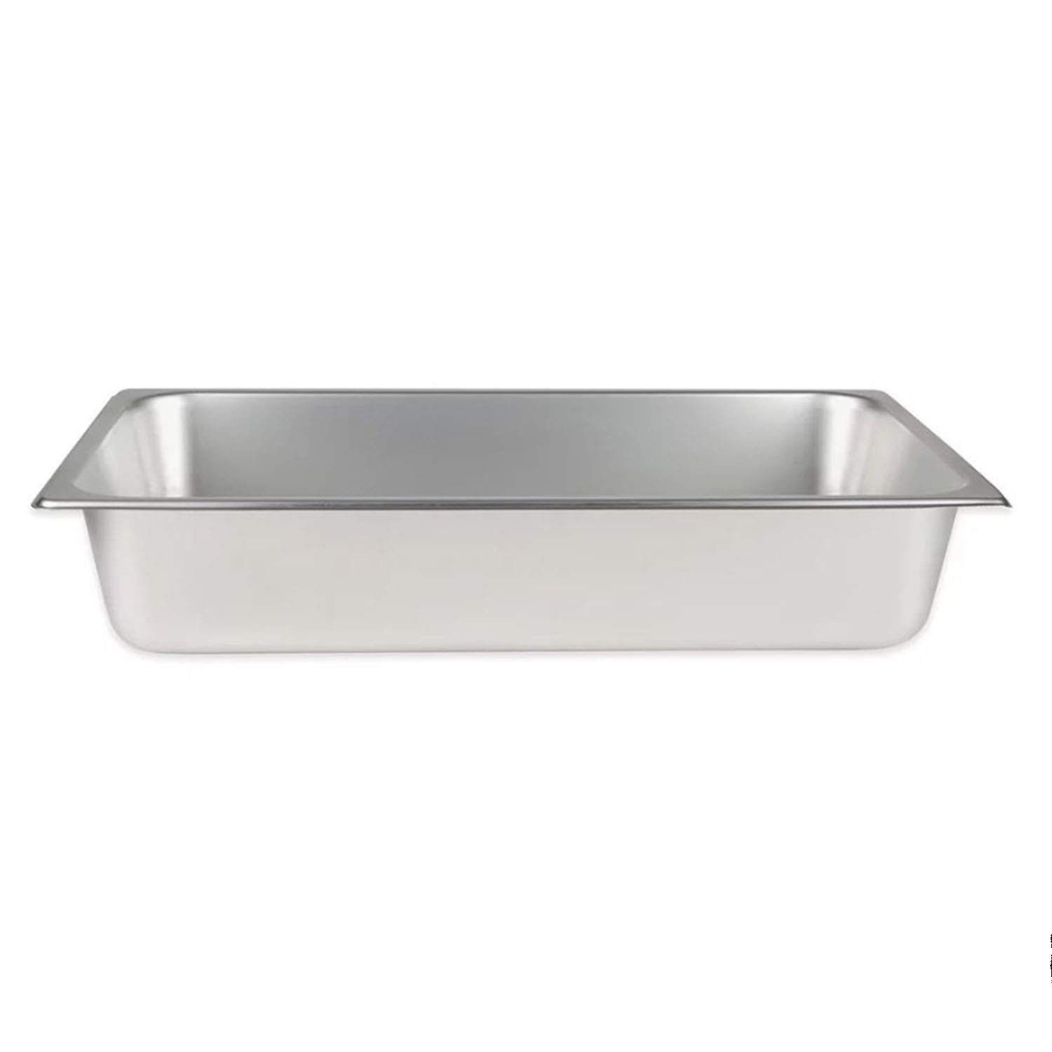 TigerChef Full Size Stainless Steel Steam Table Pan 4" Deep - 2 pcs