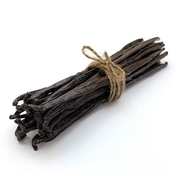 TigerChef Gourmet Whole Vanilla Beans, Ugandan, Grade A, 1 lb. - 130 pcs